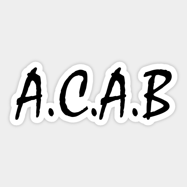 ACAB Sticker by Milaino